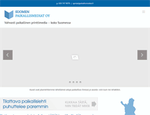 Tablet Screenshot of paikallismediat.fi